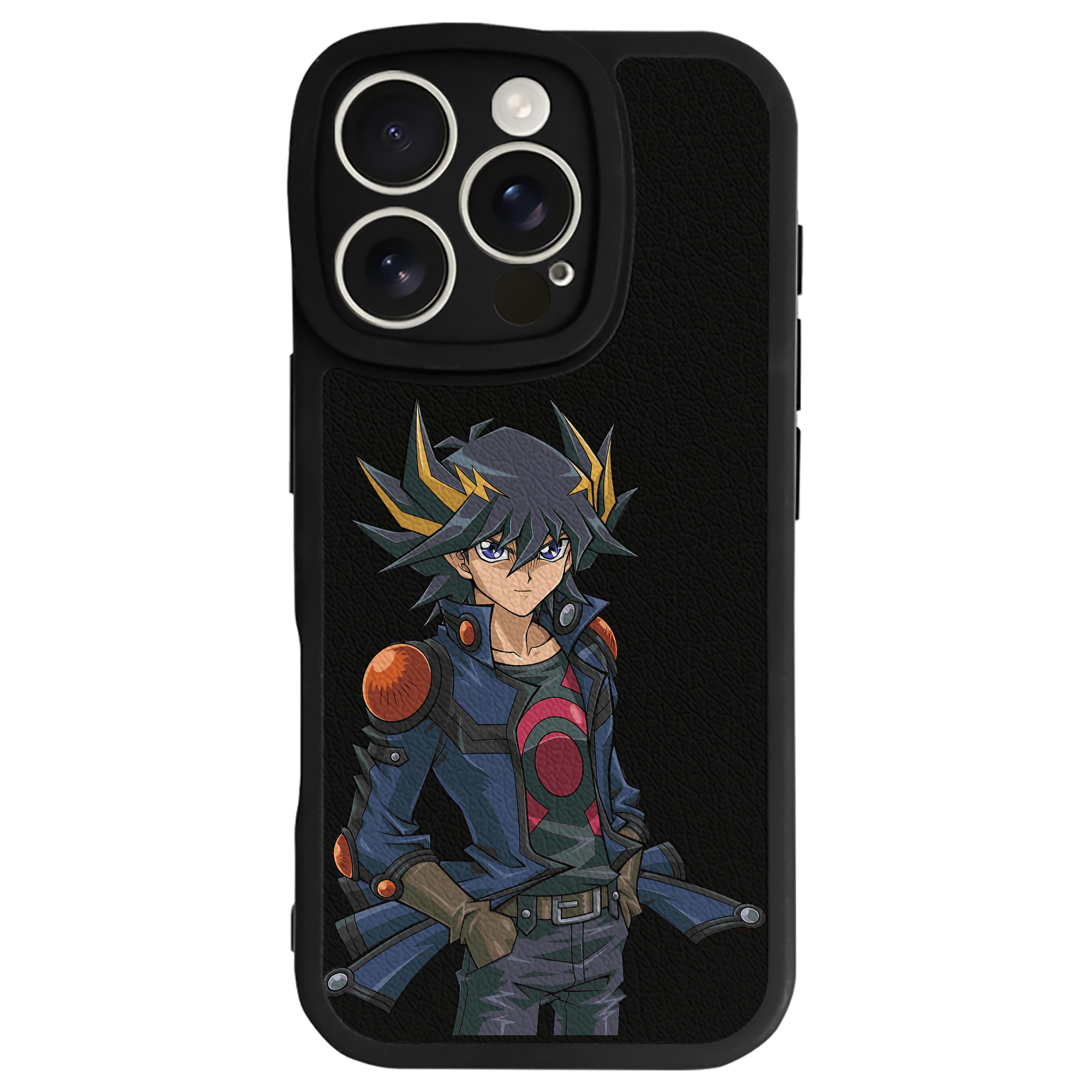 遊☆戯☆王 Yu-Gi-Oh! 【iPhone 16シリーズ対応】シリコンスマホケース（レザー調） 材質：シリコン